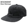 Ron Herman × DESCENDANT 21AW Denim Cap BLACK 212DS-HT01RS画像