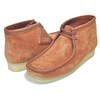 Clarks WALLABEE BOOT TAN HAIRY SUEDE 26154818画像