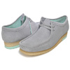 Clarks WALLABEE BOOT GREY COMBI 26160202画像