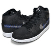 NIKE AIR JORDAN 1 MID SE CRATER black/multi-color-racer blue DM3529-001画像