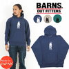 BARNS プリント プルパーカー 90's BR-21417画像