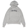 Champion × MoMA Reverse Weave Hoodie OXFORD GREY画像