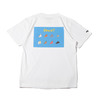 atmos × ワタナベアートプロジェクト ハナコ 秋山 TEE WHITE WA-T-004画像