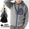 gym master ウェーブ キルトジップ フード G733639画像