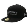 Yohji Yamamoto × NEW ERA 21AW YY BOX LOGO 59FIFTY BLACK画像