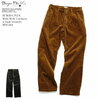 BURGUS PLUS Wide Wale Corduroy 2-Tuck Trousers BP21301画像