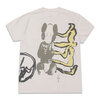 Cactus Jack × Fragment Design KAWS FOR FRAGMENT TEE AGED YELLOW画像