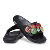 crocs Pleasures × Crocs Button Classic Slide Black 207690-001画像