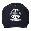 AVIREX TYPE BLUE CREW NECK SWEAT TOMCAT 6113427画像