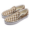 VANS CHECKERBOARD CLASSIC SLIP-ON BRONZE AGE/TRUE WHITE VN0A33TB9EY画像