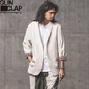 GLIMCLAP T/R button-less & minimal-lapel jacket 12-104-GLS-CC画像