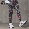 GLIMCLAP Floral & Chain graphic slimfit silhouette jersey pants 12-122-GLS-CC画像