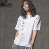 GLIMCLAP Paint print & stone-bio wash processing short-sleeve T-shirt 12-118-GLS-CC画像