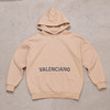 VALENCIANO OVERSIZED LOGO HEAVY HOODIE KV260画像