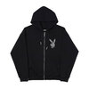 SUPPLIER PLAYBOY RHINESTONE ZIP UP HOODIE画像