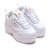 FILA Disruptor II Wedge Heart WH/PK/RD WSS21084-128画像