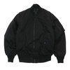 RAMIDUS MA-1 BOMBER JACKET BLACK画像
