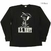 Buzz Rickson's × PEANUTS L/S T-SHIRT "U.S. NAVY" BR68891画像