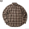 Deus Ex Machina ALLAN FLANNEL SHIRT (CHOC BROWN) DMW2051265画像