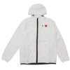 PLAY COMME des GARCONS × K-WAY PACKABLE FULL ZIP JACKET WHITE画像
