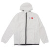 PLAY COMME des GARCONS × K-WAY PACKABLE FULL ZIP JACKET WHITE画像