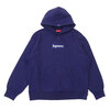 Supreme 21FW Box Logo Hooded Sweatshirt WASHED NAVY画像