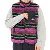 STUSSY Striped Sherpa Vest 118468画像