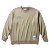 Russell Athletic × Kinetics REFLECTIVE CREW SWEAT KHAKI KA21SPCA01画像