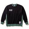 Russell Athletic × Kinetics REFLECTIVE CREW SWEAT BLACK KA21SPCA01画像