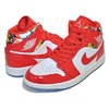 NIKE AIR JORDAN 1 MID SE BARCELONA SWEATER chile red/white-pollen DC7294-600画像