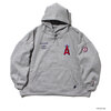 APPLEBUM × MLB LA Angels Oversize Sweat Parka H.GREY画像