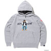 APPLEBUM × MLB NY Yankees Boy Sweat Parka H.GREY画像