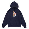 APPLEBUM Barcelona '92 Boy Sweat Parka NAVY画像