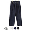 GOLD RESYCLED WASTE SUVIN COTTON YARN 11oz. DENIM 5POCKET PANTS 22A-GL42274画像