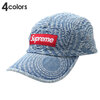 Supreme 21FW Circles Jacquard Denim Camp Cap画像