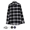 GOLD NEL CHECK REGULAR COLLAR SHIRT 22A-GL28774画像