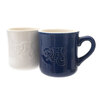 RHC Ron Herman RH Emboss Logo Mug Set NAVY & WHITE画像