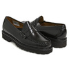 G.H.BASS LARSON PENNY LOAFER BLACK LEATHER (RUBBER SOLE) BA11510-000画像
