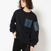 AVIREX TYPE BLUE DENIM POCKET SWEAT 6123301画像