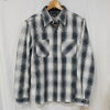 THE FLAT HEAD OMBRE FLANNELNEL SHIRT FN-SNR-006L画像