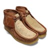 Clarks Sweet Chick x Wallabee Boot BROWN/RED 26163423画像