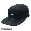 DESCENDANT THINC PROJECT CACHALOT CAP 11 BLACKWATCH画像