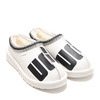 UGG M TASMAN CHOPD PEBBLED WHITE 1129471-PDWH画像