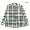SUGAR CANE INDIA IKAT MADRAS CHECK L/S BUTTON DOWN SHIRT SC28846画像