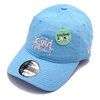 NEW ERA 9THIRTY イージースナップ X-girl ミルズロゴ ドリッピング オーガストブルー 13056202画像