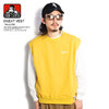 BEN DAVIS SWEAT VEST -YELLOW- C-2380030画像