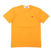 PLAY COMME des GARCONS MENS Small Red Heart S/S T-Shirt YELLOW画像