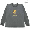 BARNS VINTAGE-LIKE L/S PRINT T-SHIRT "California." BR-22115画像
