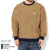 STUSSY Vertical Dot Striped L/S Crew 1140272画像