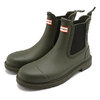 HUNTER W COMMANDO CHELSEA BOOT Dark Olive WFS1018RMA-DOV画像